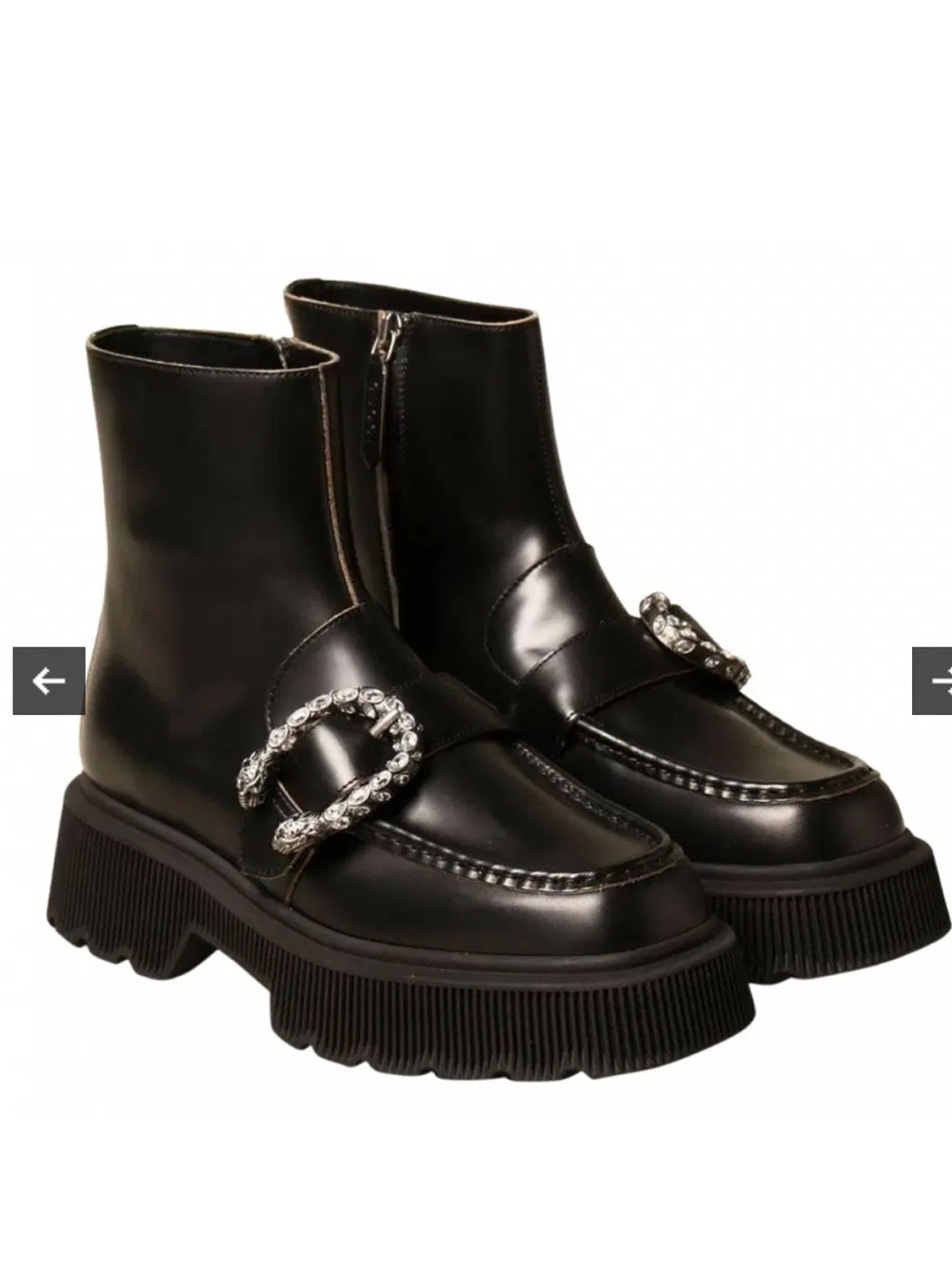 Gucci Dionysus leather ankle boots
